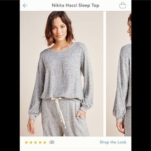 Anthropologie sleep top